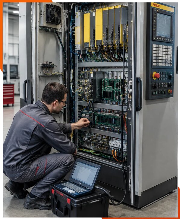 Ремонт систем ЧПУ FANUC промышленных станков в Мичуринске